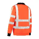 ZSCRWS7525 Warnschutz Sweatshirt mit RV-Kragen