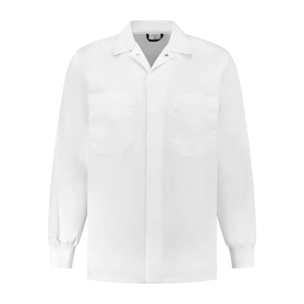 FKJM6535 Hygiene Bundjacke Polyester / Baumwolle mit Strickbündchen