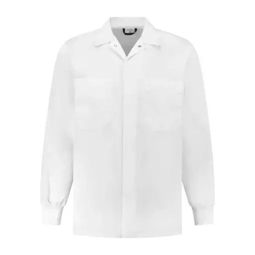 FKJM6535 Hygiene Bundjacke Polyester / Baumwolle mit Strickbündchen